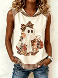 Women's Fall Casual Vintage Graphic Print Tank Top