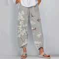 Floral Print Loose Casual Pants