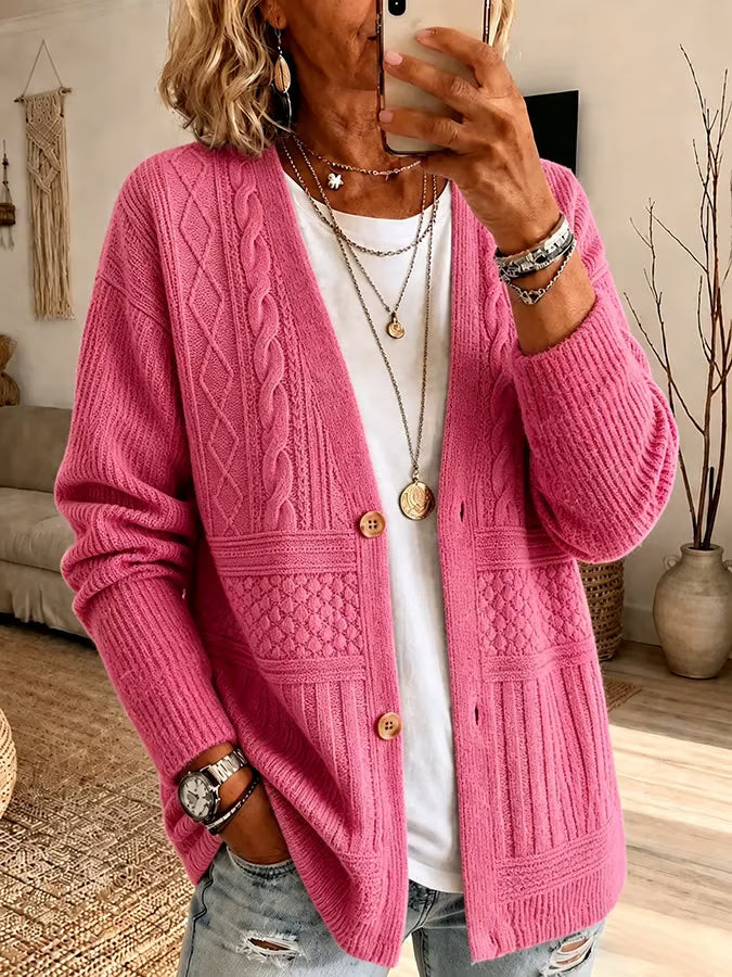 Women'S Casual Printed Cardigan