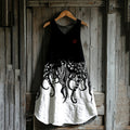 Japanese Octopus Legs Art Linen Tank Dress