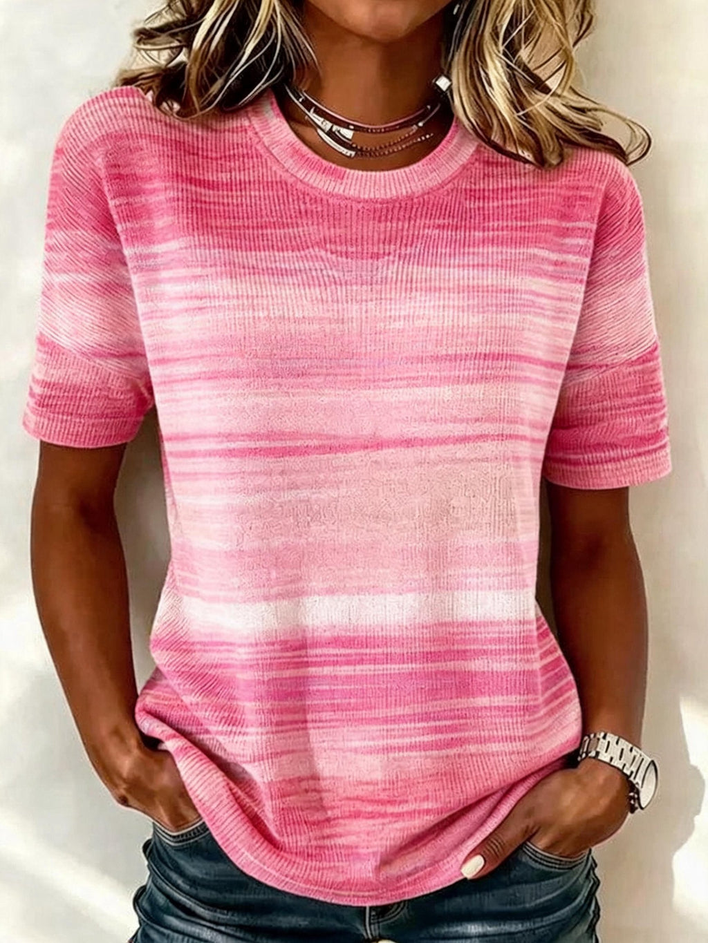 Women's Casual  Print Top