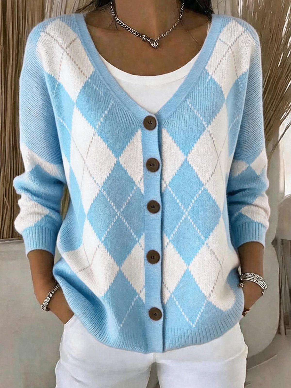 Women's Casual  Print Cardigan