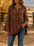Women'S Casual Patchwork Tassel Lace Shirt
