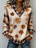 Women'S Casual Autumn Printed Top