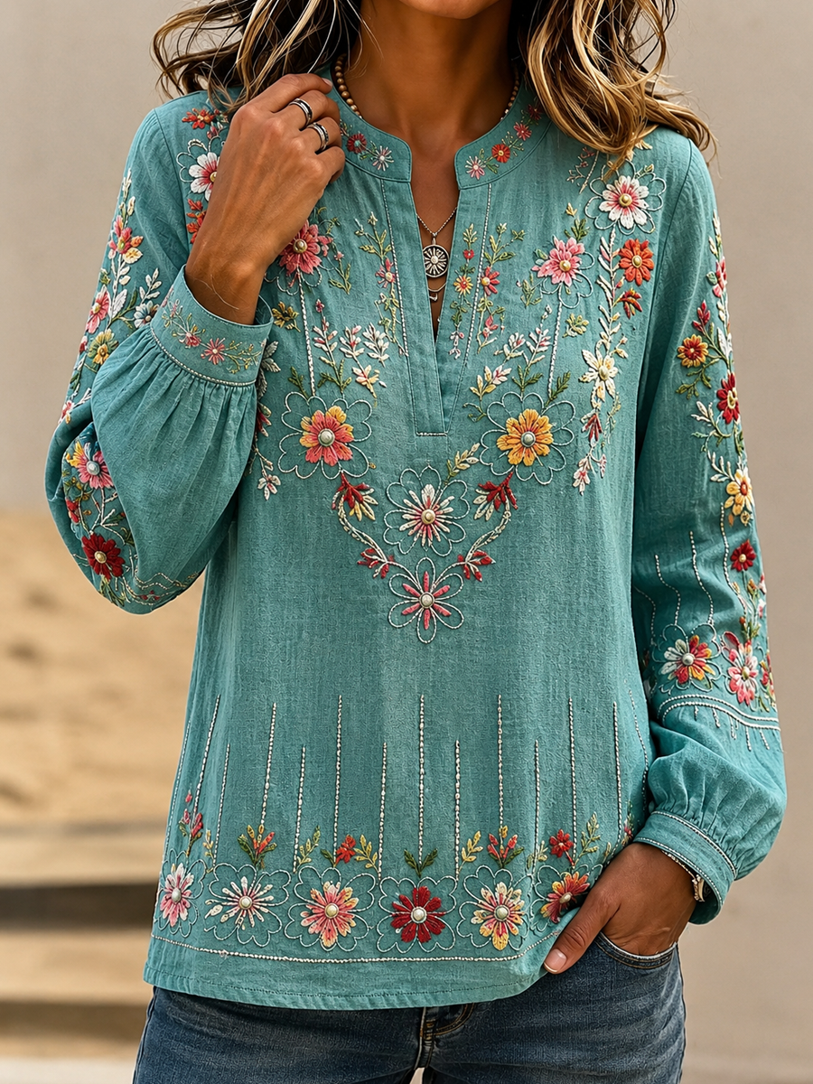 Women'S Printed Casual Top