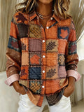Women'S Casual Loose Printed Shirt