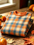 Women's Casual Autumn Crew Neck Sweatshirt