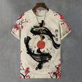Men's Japanese Koi Fish Art Print Comfortable T-shirt