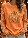 Women's "It's Pumpkin Season" Comfortable Crew Neck Sweatshirt
