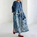 Women's Japanese-style Tie-dye Floral Print Dress