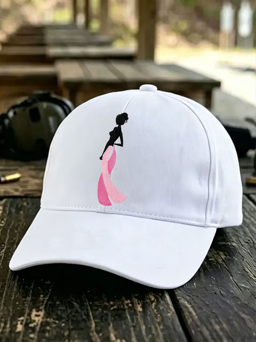 Unisex Breast Cancer Awareness Printed Hat