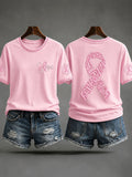 Women's "Hope" Breast Cancer Prevention and Awareness Casual T-shirt